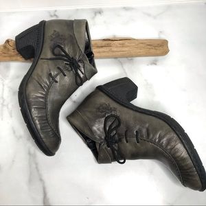 Rieker Gray Ankle Boots